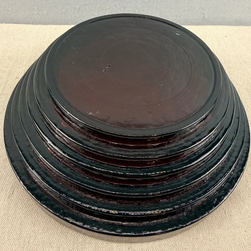 Blenko 9608L Amethyst Step Bowl Large‎ Matt Carter